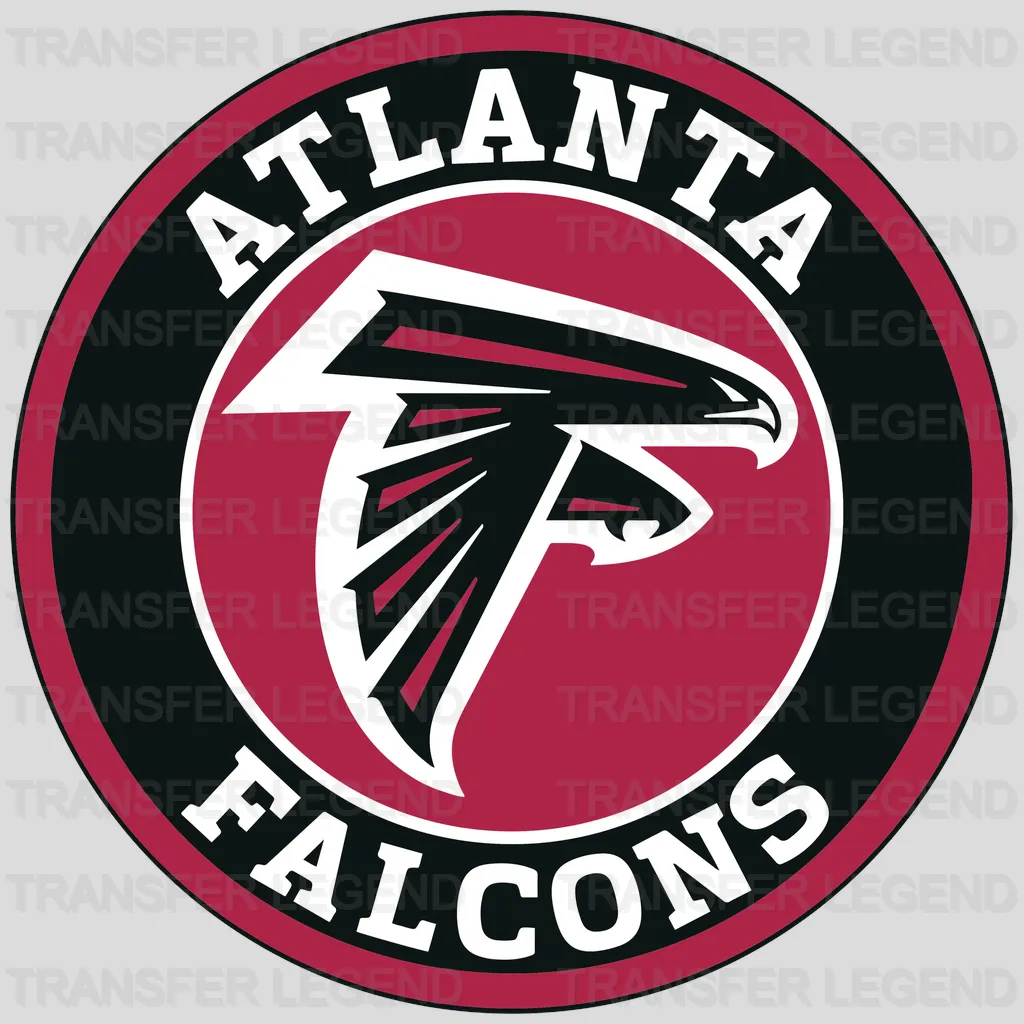 Atlanta Falcons Bat Silhouette Logo NFL Design - DTF Heat Transfer