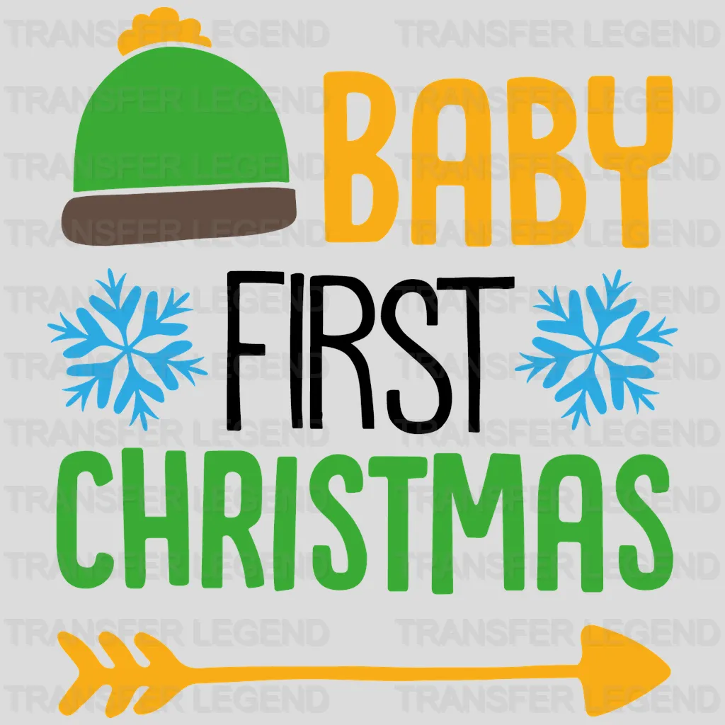 Baby First Christmas, Christmas Design - DTF heat transfer - transferlegend
