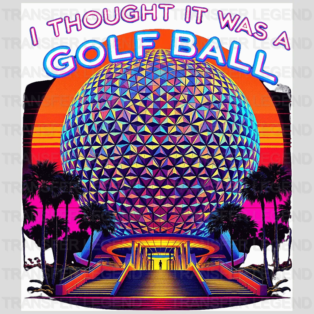 Golf Ball Golf Design - DTF Heat Transfers - transferlegend