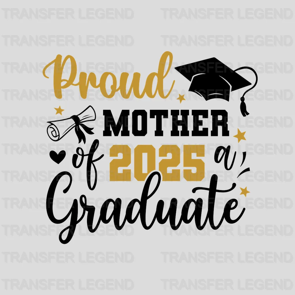 Proud Mother Graduation Design - DTF Heat Transfers - transferlegend