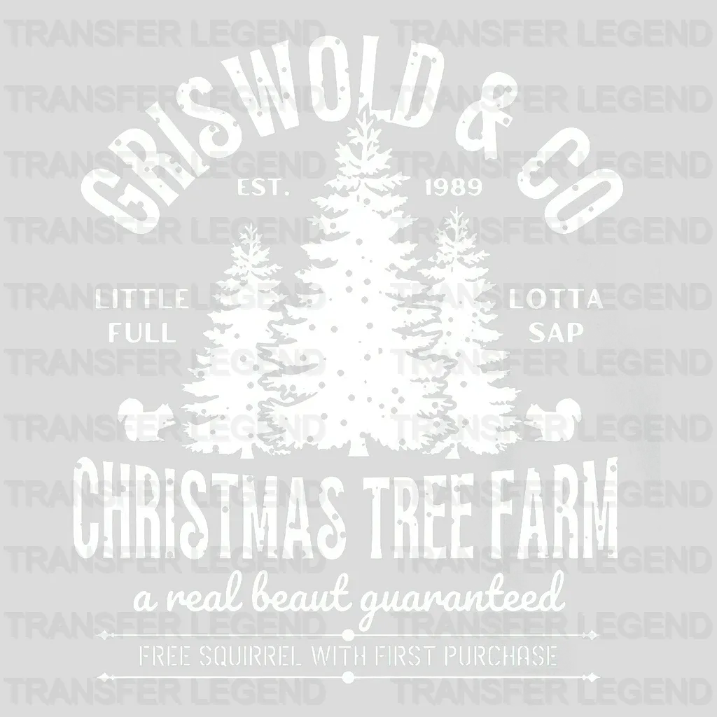 GRISWOLD TREE FARM, Christmas Design, Dtf Heat Transfer - transferlegend