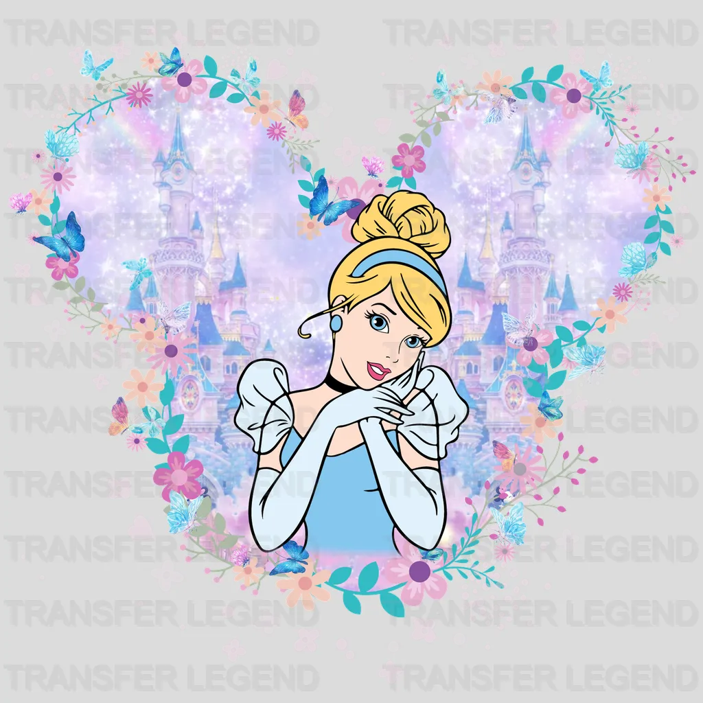 Princess 4 Disney Designs - DTF Heat Transfers