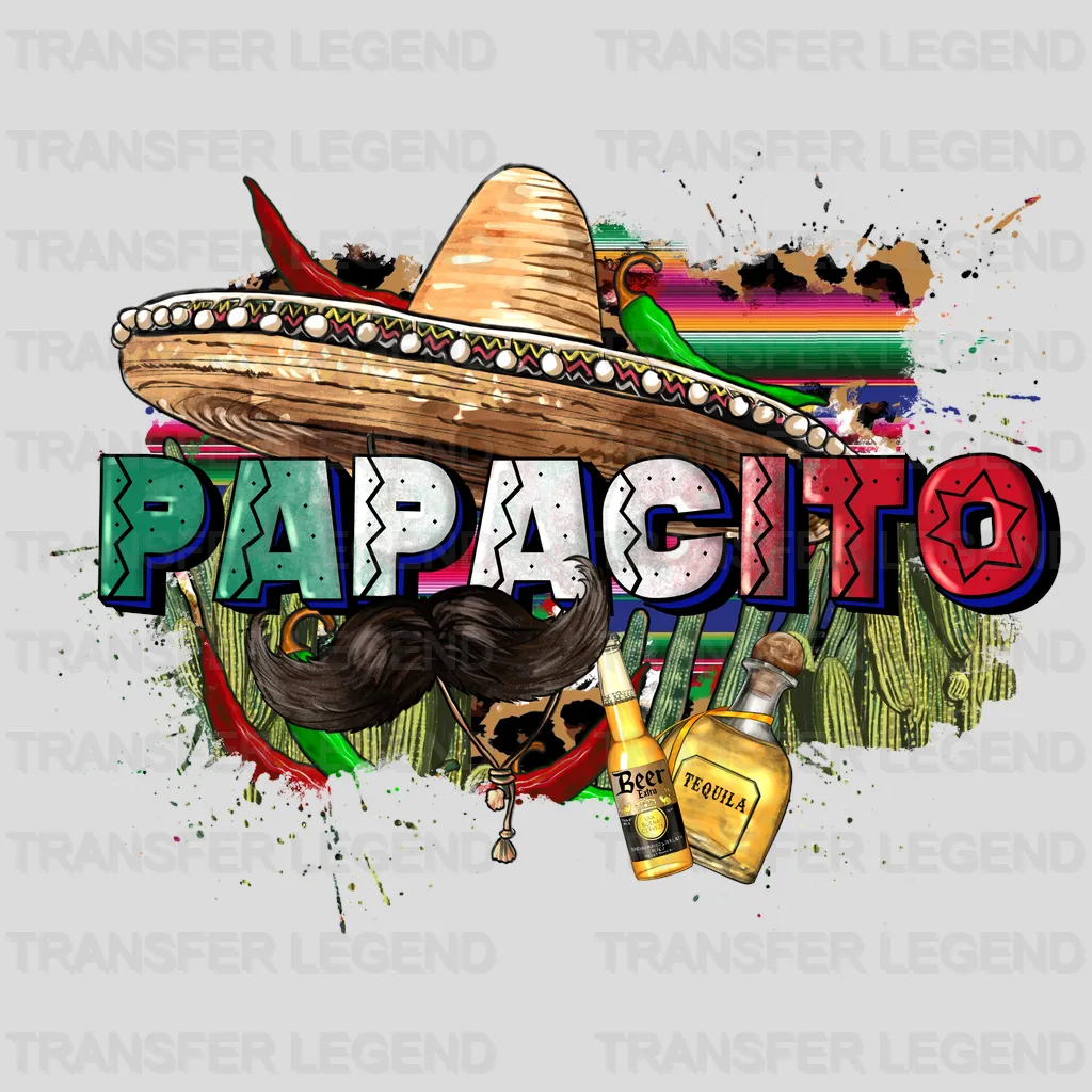 Papacito - Cinco De Mayo DTF heat transfer - transferlegend