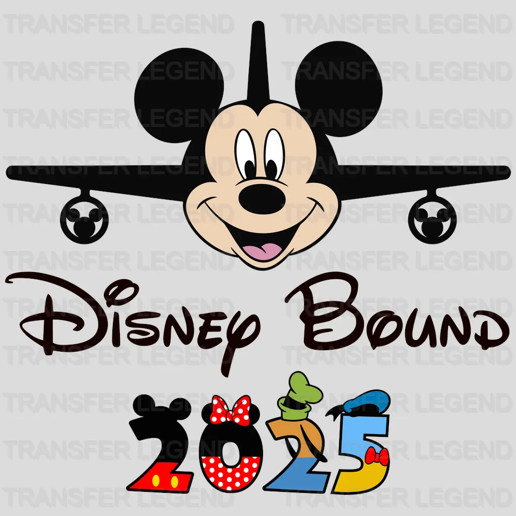 Mickey & Minnie Bound 2025 Cartoon Designs - DTF Heat Transfer - transferlegend