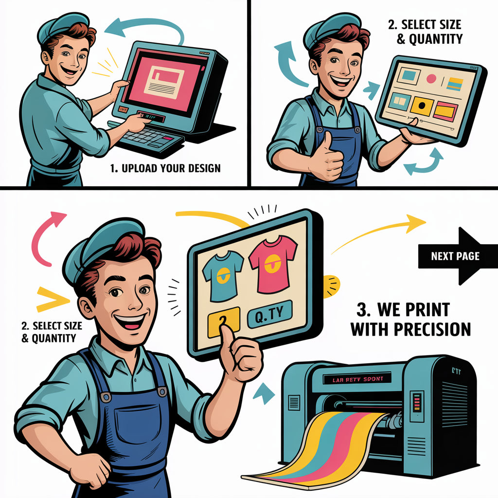 Custom DTF Transfers by Piece | Fast, Commercial Grade Prints