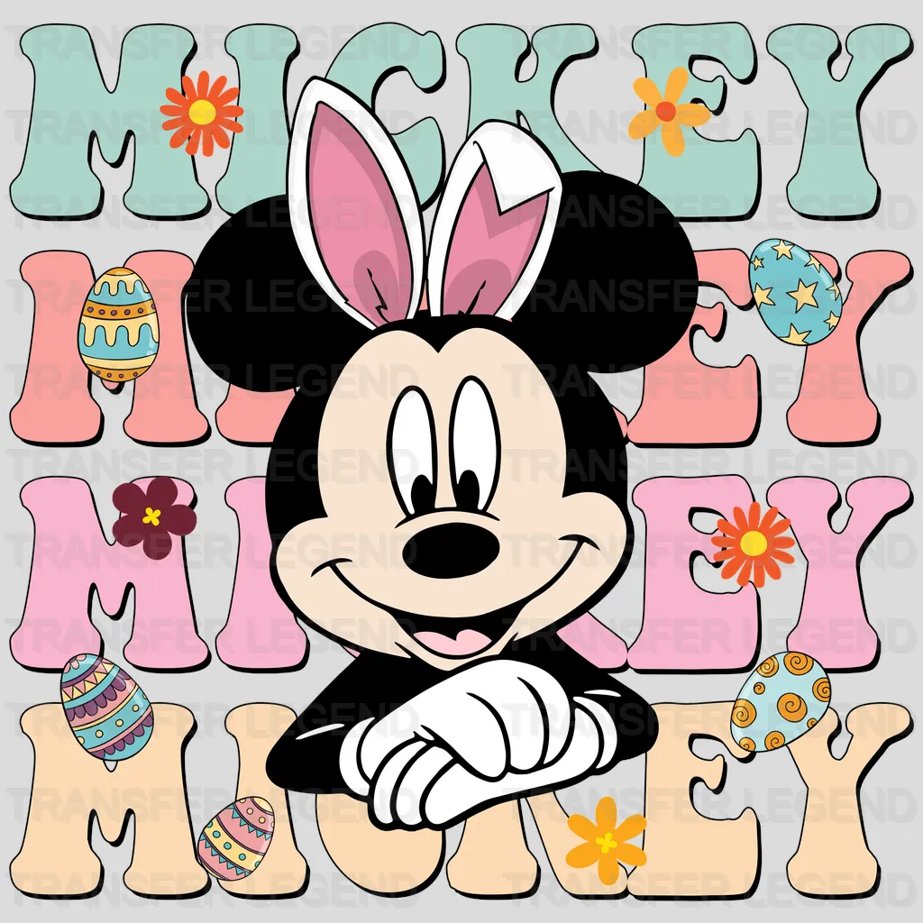 Easter Micky Stack Design - DTF heat transfer - transferlegend