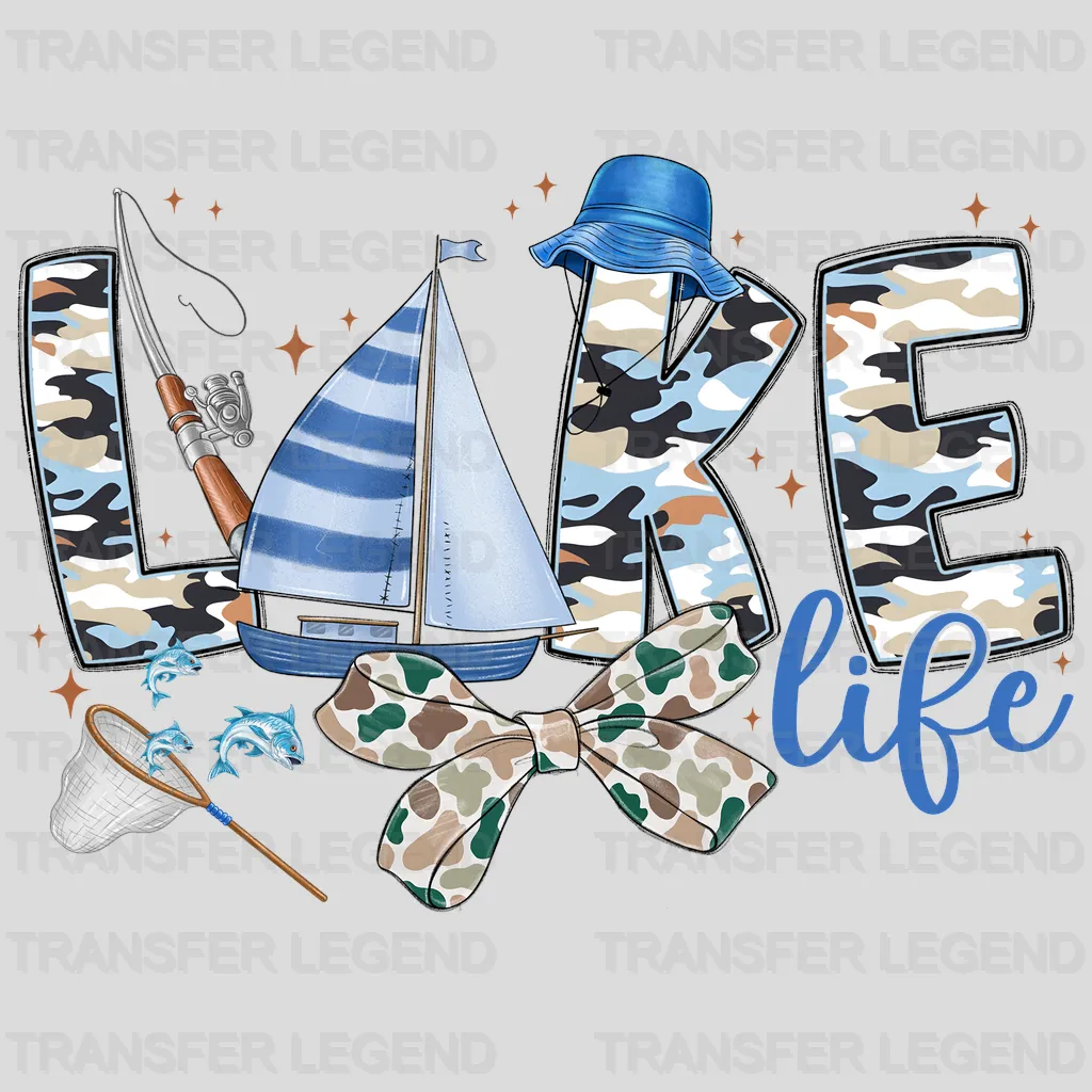 Lake Time Summer Design - DTF Heat Transfers - transferlegend