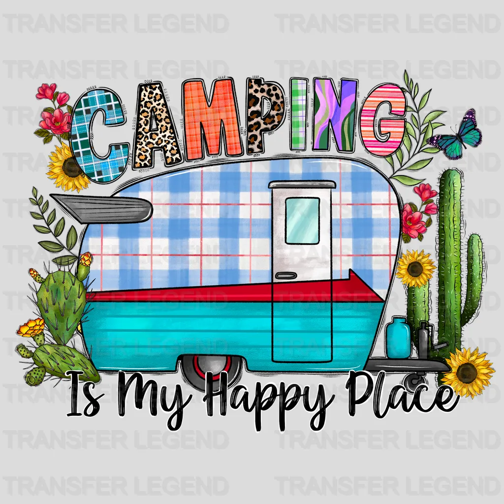 Is My Happy Place Summer Design - DTF Heat Transfers - transferlegend