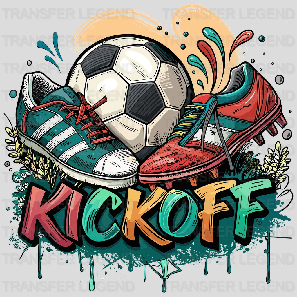 KickOff Soccer Design - DTF Heat Transfers - transferlegend