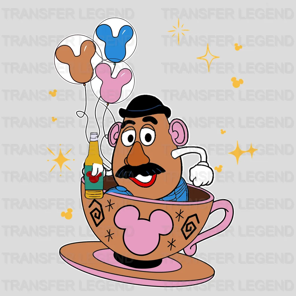 Cowboy Tea Toy Story Disney Designs - DTF Heat Transfers