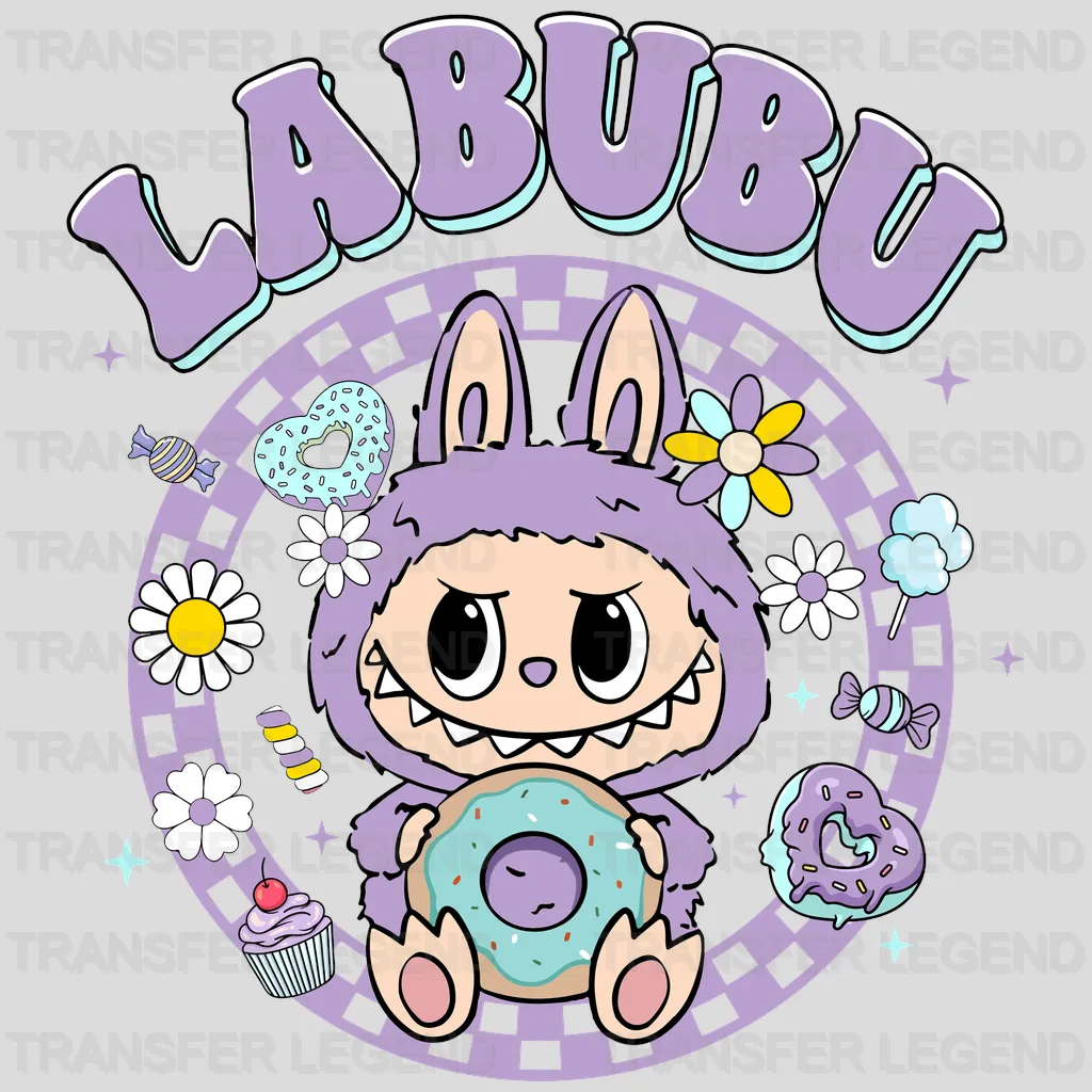 Dunkin Time Labubu Design - DTF Heat Transfers