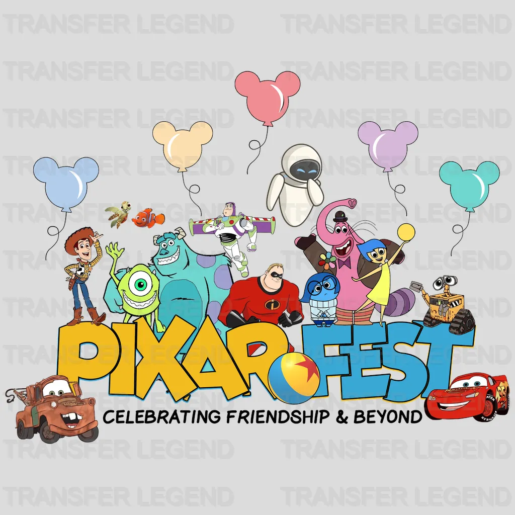 Celebrating Friendship  Disney Designs - DTF Heat Transfers