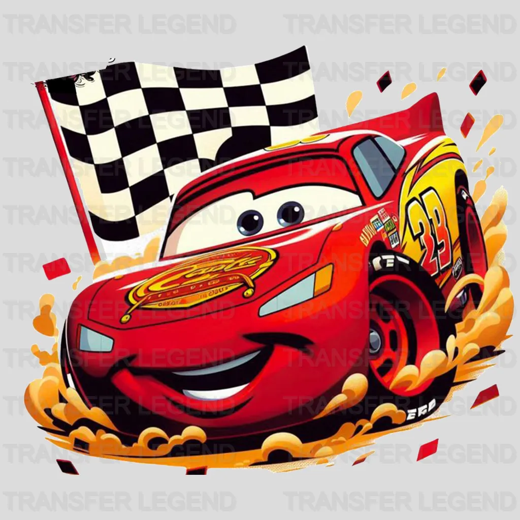 Racing Car  Disney Designs - DTF Heat Transfers