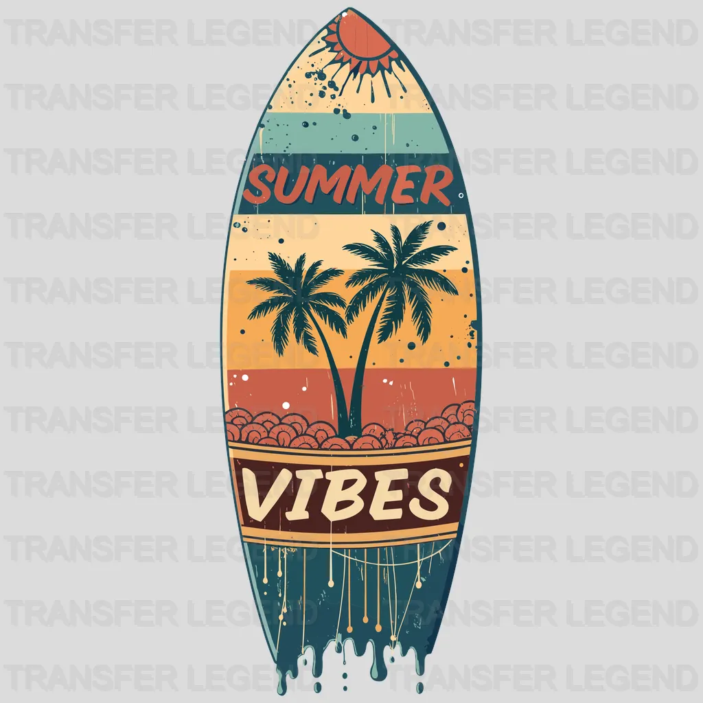 Summer House Surf Surfing Design - DTF Heat Transfers - transferlegend