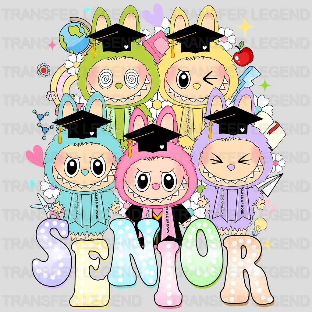 Senior Class Labubu Design - DTF Heat Transfers