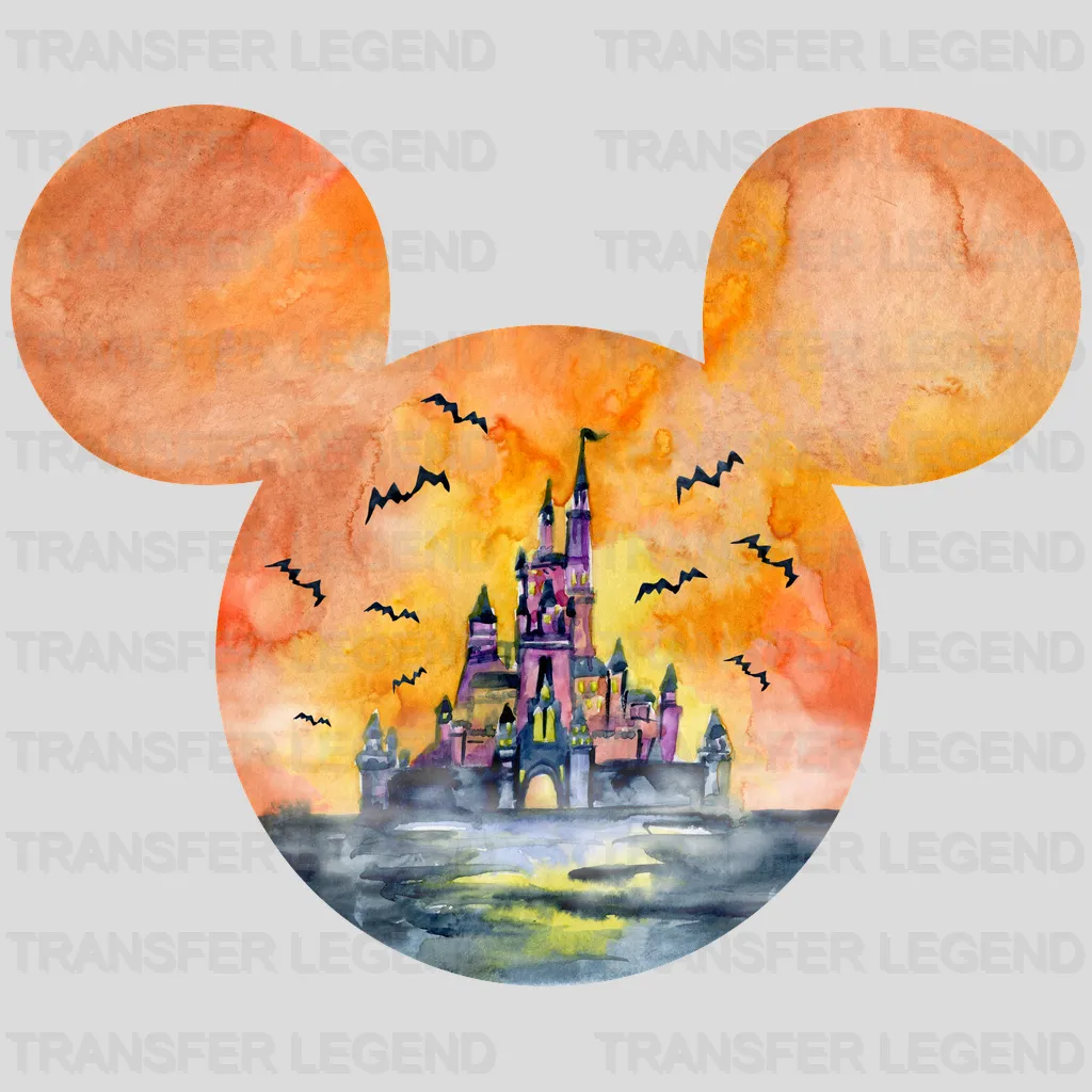 Castle Mouse And Mi Head Design - DTF heat transfer - transferlegend