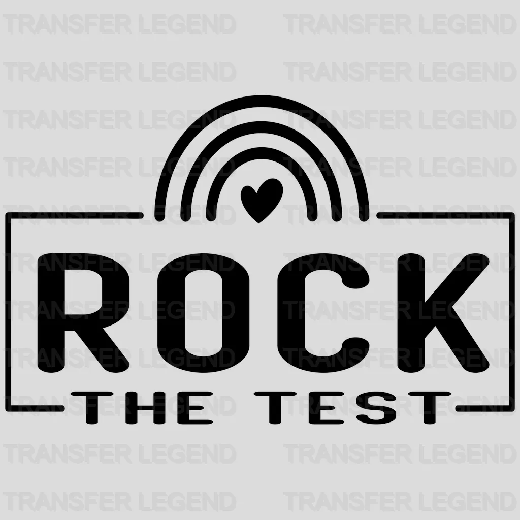 Just Do Your Best Test Day Design - DTF Heat Transfer - transferlegend