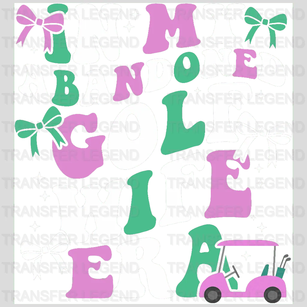 Golf Wife Era Golf Design - DTF Heat Transfers - transferlegend