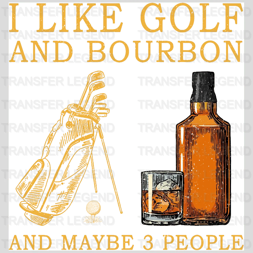 Love The Game 3 Golf Design - DTF Heat Transfers - transferlegend