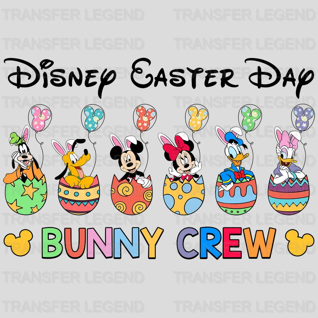 Easter Day Bunny Crew Design- DTF heat transfer - transferlegend