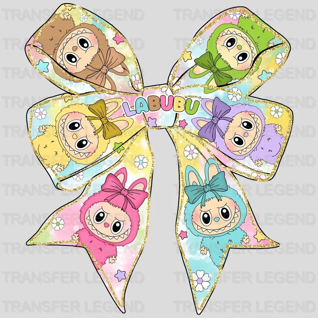 Loop With A Smile Labubu Design - DTF Heat Transfers