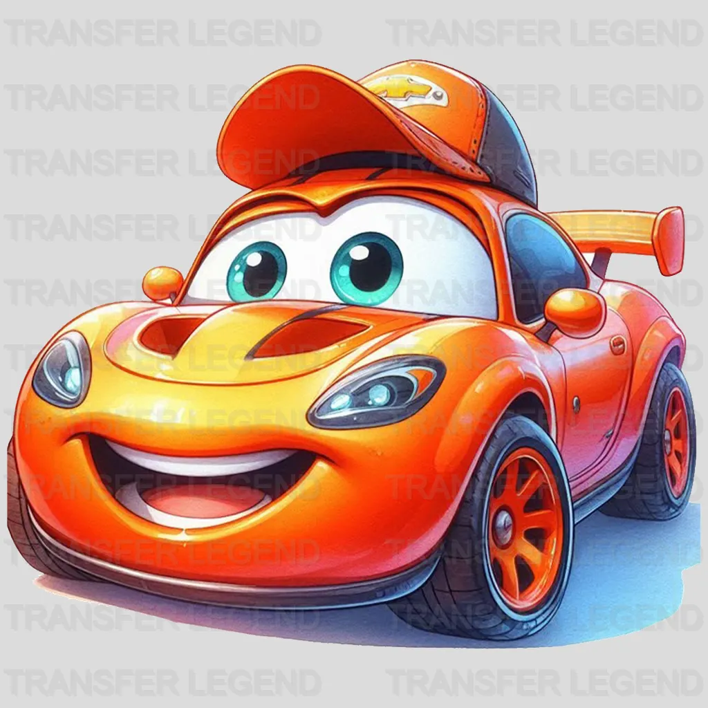 Happy Fun Car  Disney Designs - DTF Heat Transfers