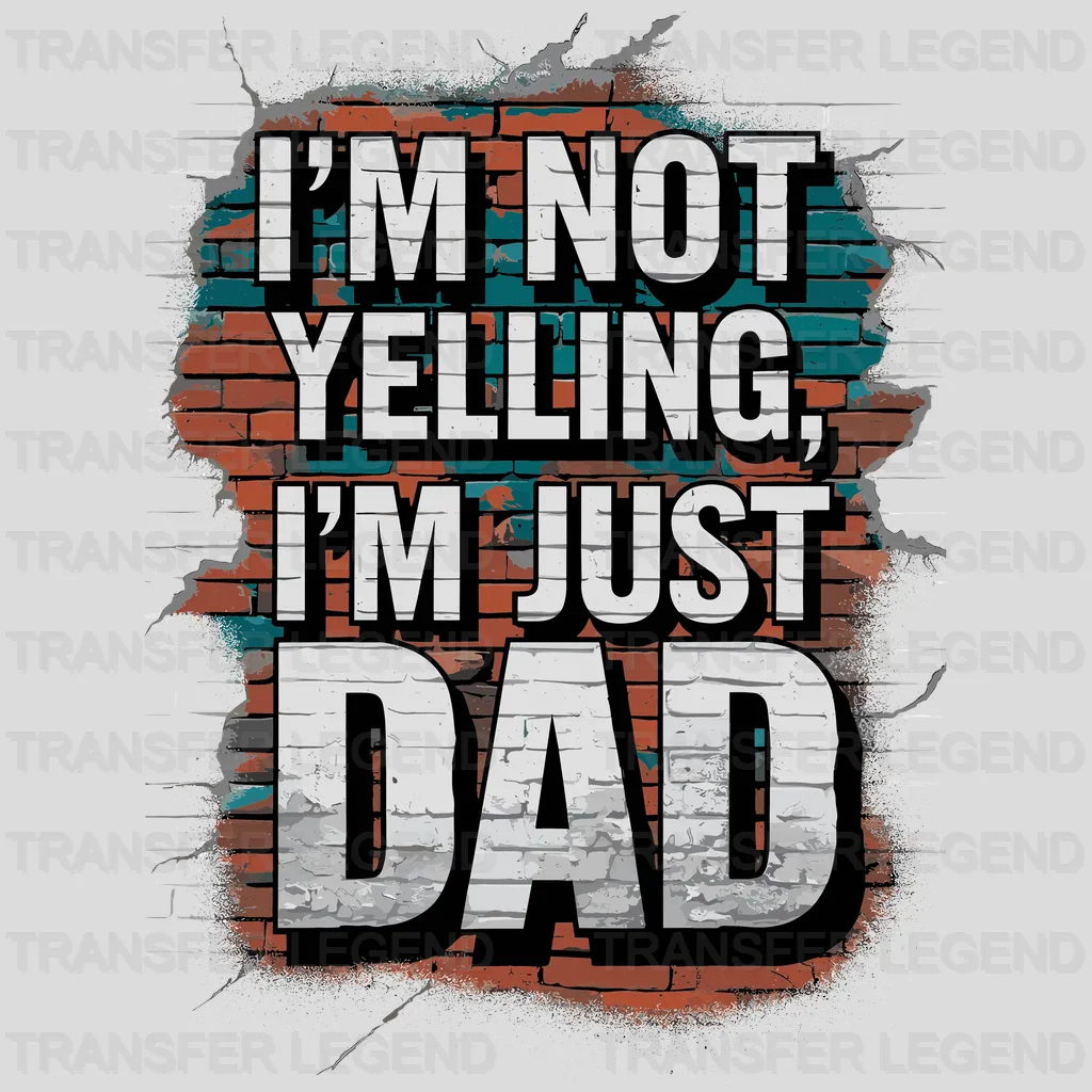 Just Dad Fathers Day Design - DTF Heat Transfers - transferlegend